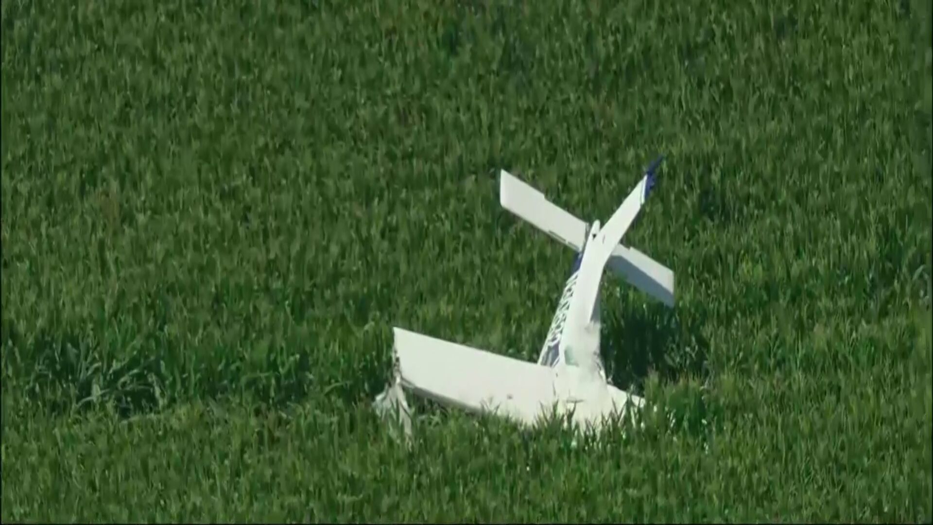 Small plane headed to Illinois from Evansville crashes in field