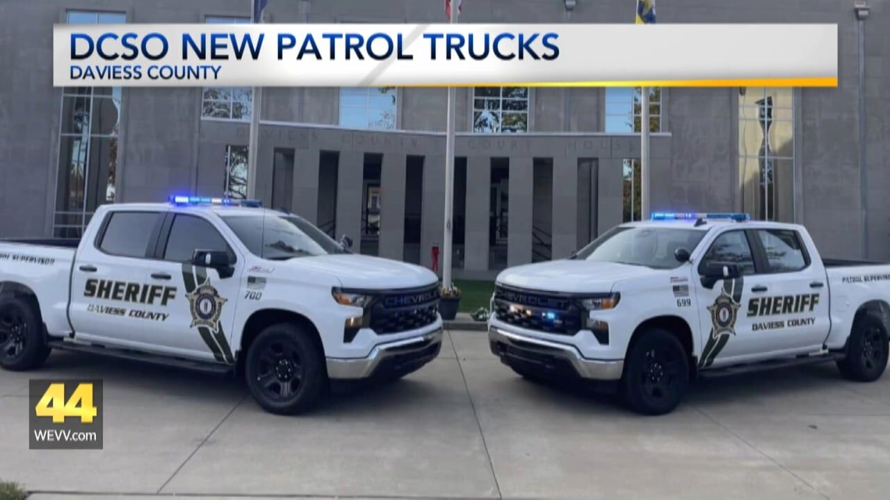 Daviess County Sheriff's Office Gets New Patrol Trucks | Video | Wevv.com