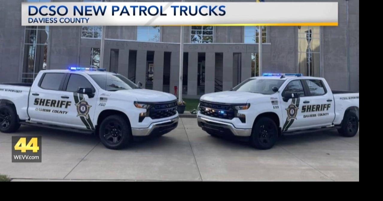 Daviess County Sheriff's Office gets new patrol trucks Video