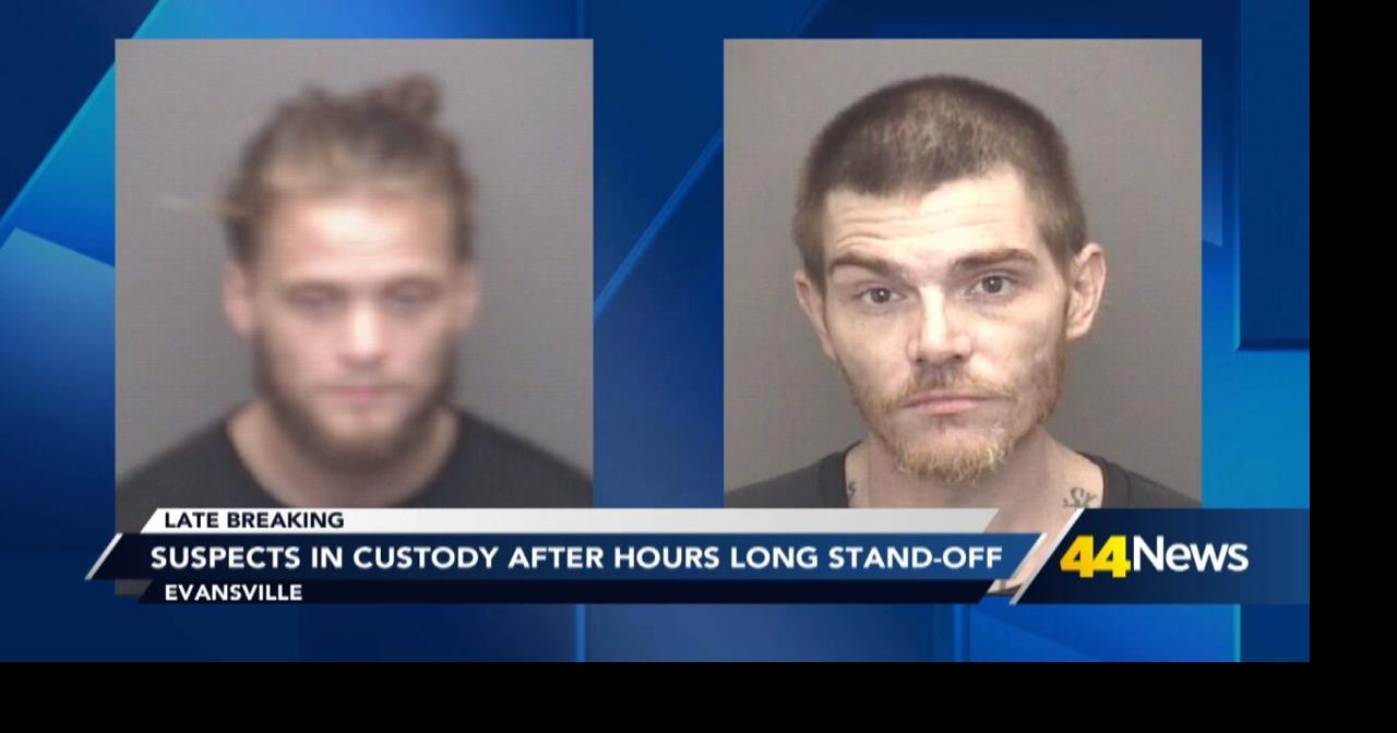 Two suspects in custody after standoff in Evansville Video
