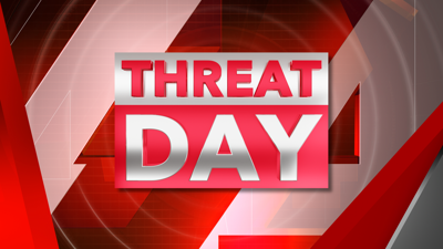 threat day graphic red
