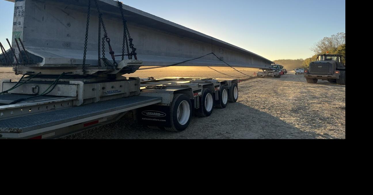 Rolling closures this week on U.S. 41 for I-69 bridge beam delivery