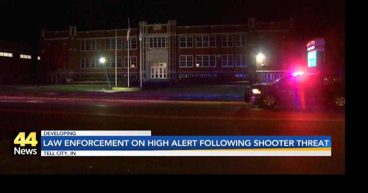 Law enforcement on high alert following shooter threat in Tell City