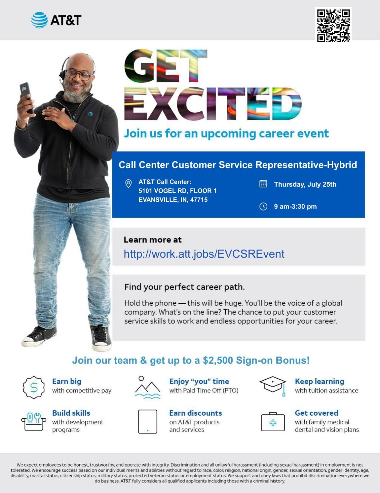 AT&T holding hiring event in Evansville call center with 2,500 signing