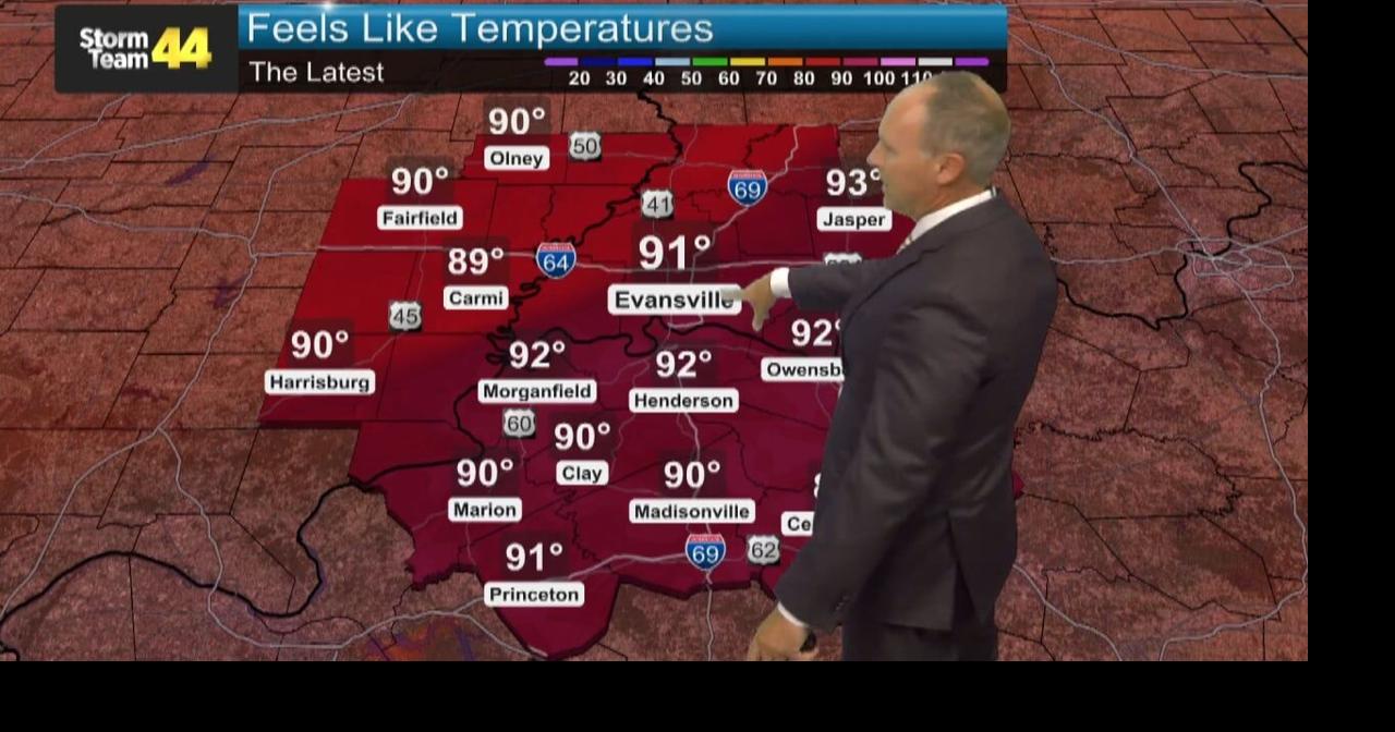 There's a nice breeze, but its' still feeling HOT!