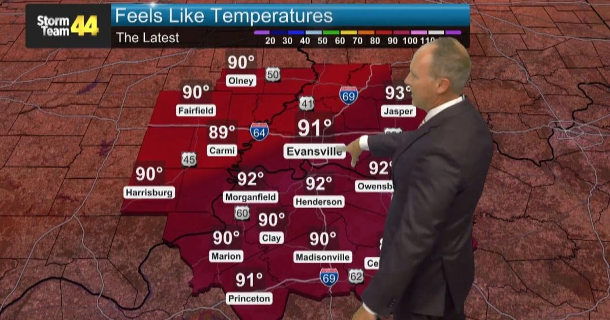 There's a nice breeze, but its' still feeling HOT!