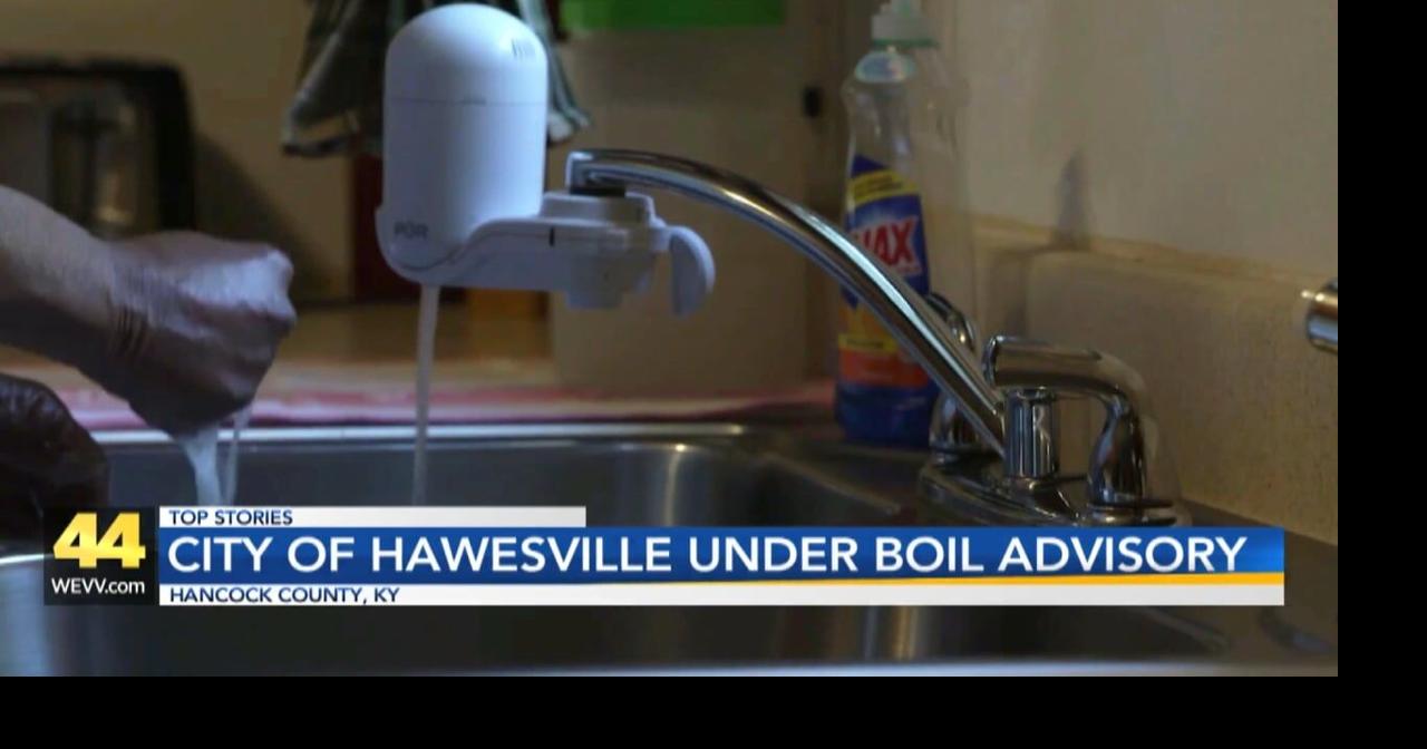 Boil water advisory for potion of Hancock County due to water line