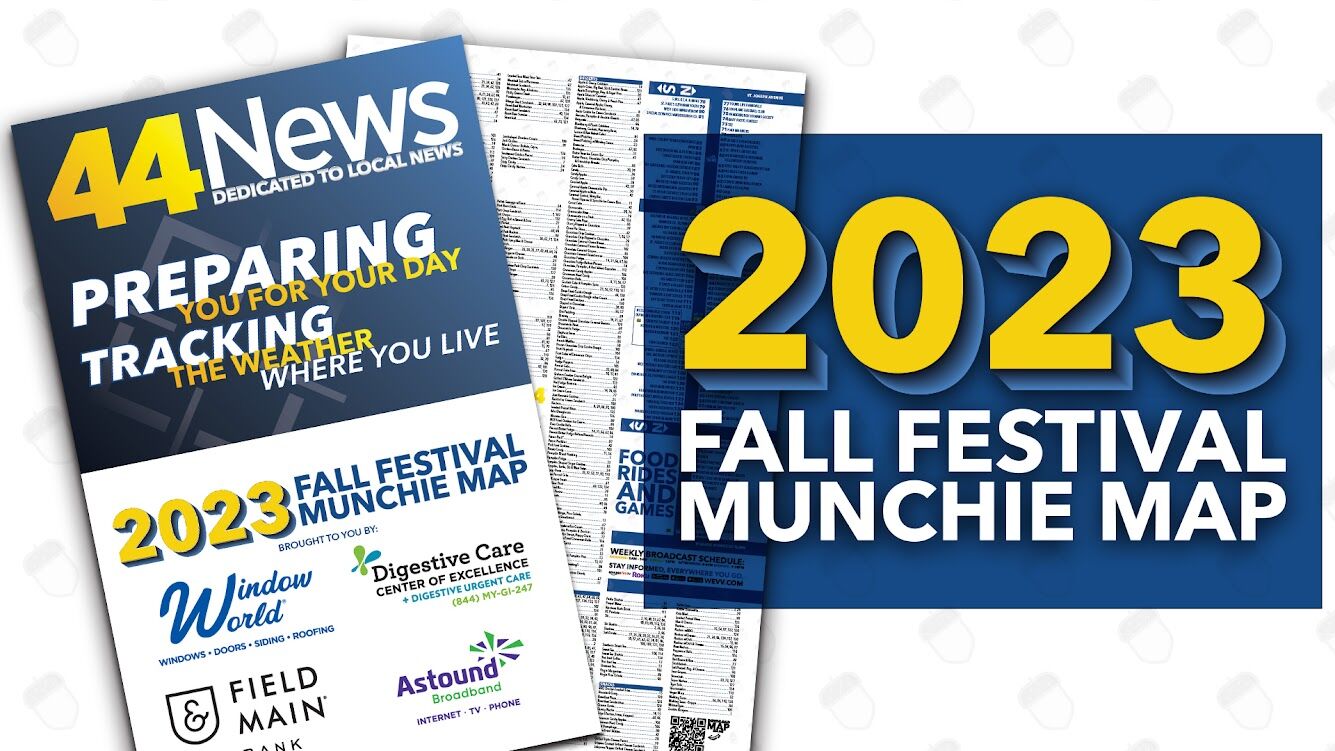 2023 Fall Festival Munchie Map from 44News