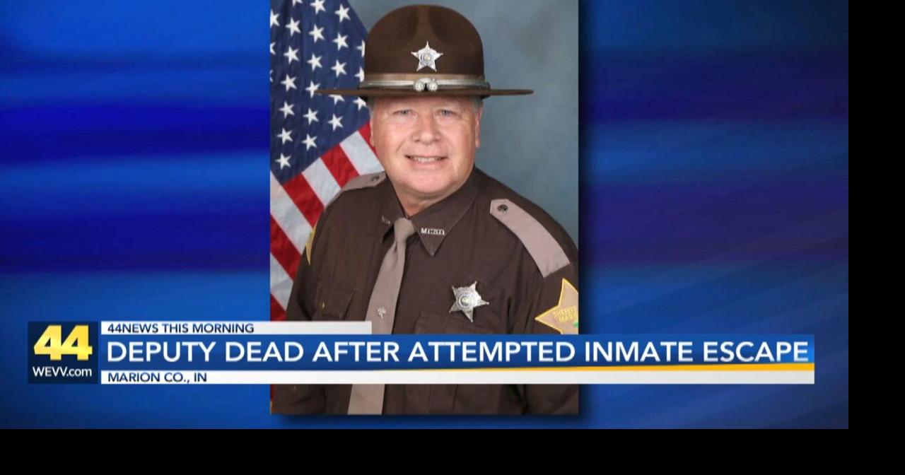 Indiana deputy killed by inmate who was trying to escape, authorities