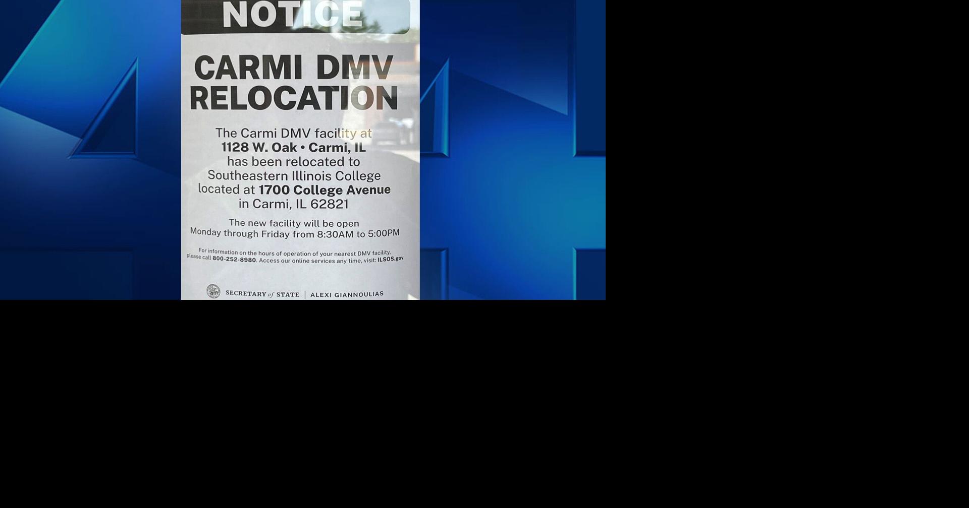 Carmi DMV relocating News