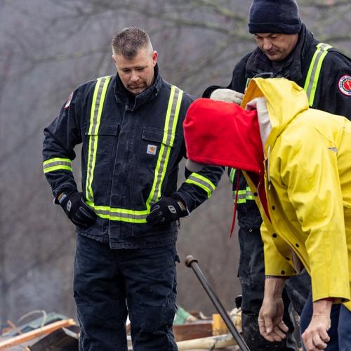 Indiana Department of Homeland Security photos show aftermath of house
