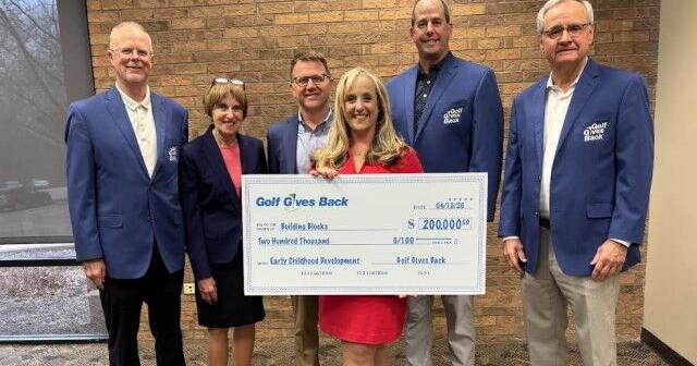 Golf Gives Back donates $200,000 to Building Blocks of Southwestern Indiana
