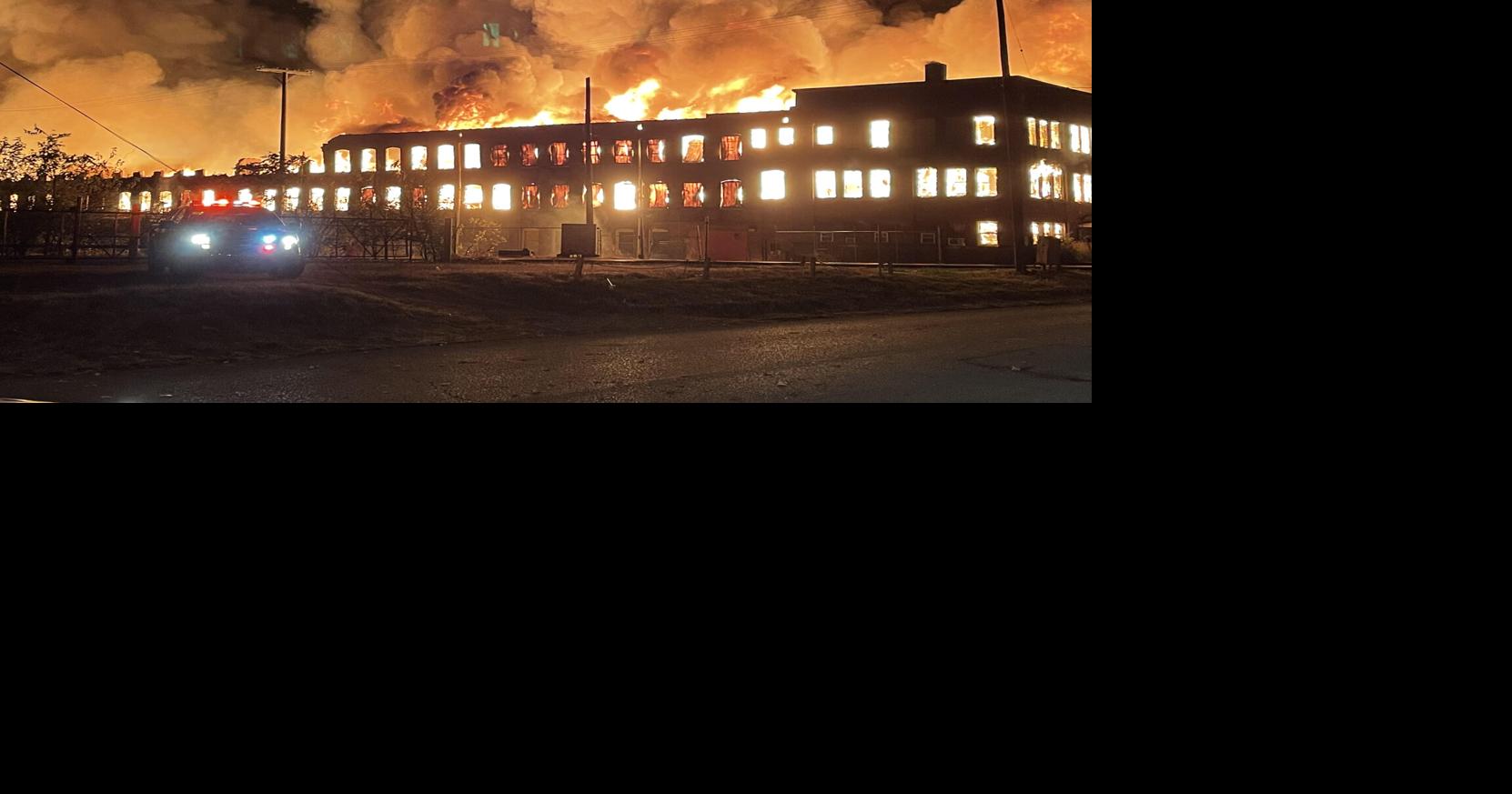 Massive Fire Destroys Historic Warehouse, Indiana