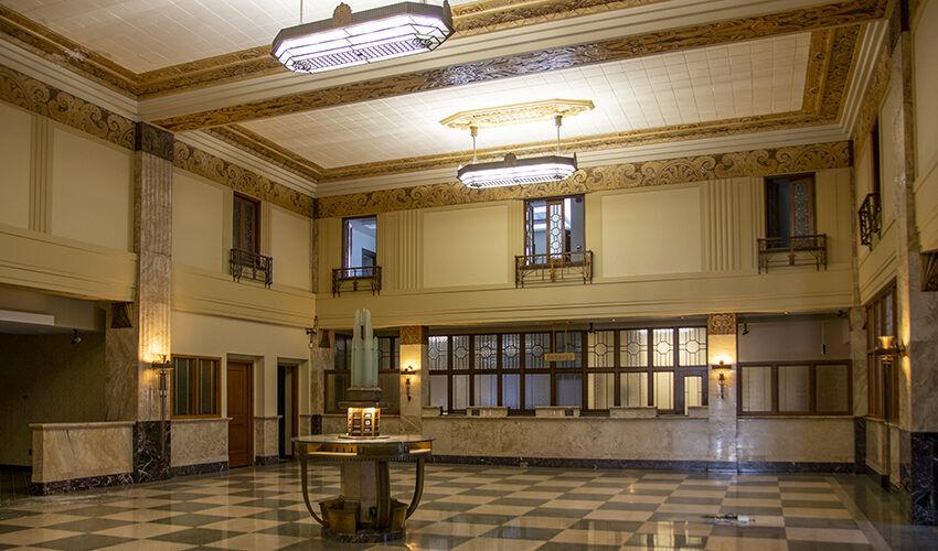 Indiana Landmark photos of Hulman Building interior