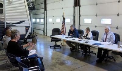 Patoka Township Trustee meeting