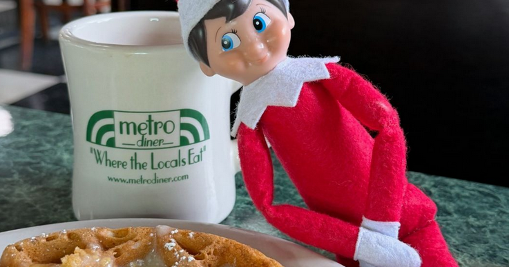 Holiday magic with Santa at Evansville's Metro Diner this weekend