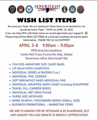 HFSI asking community for donations in preparation of ...