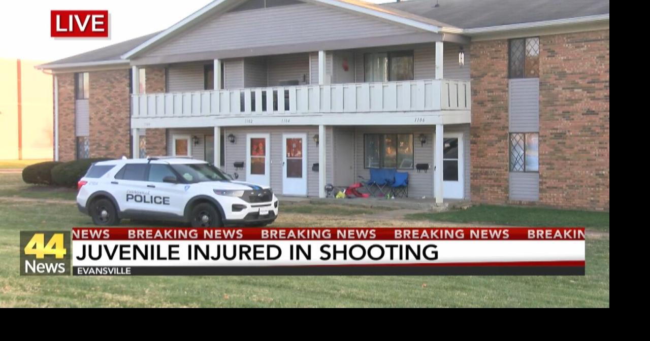 Juvenile injured in shooting on West Mill Road in Evansville Indiana