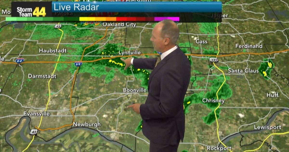 Thunderstorms possible for the next few hours