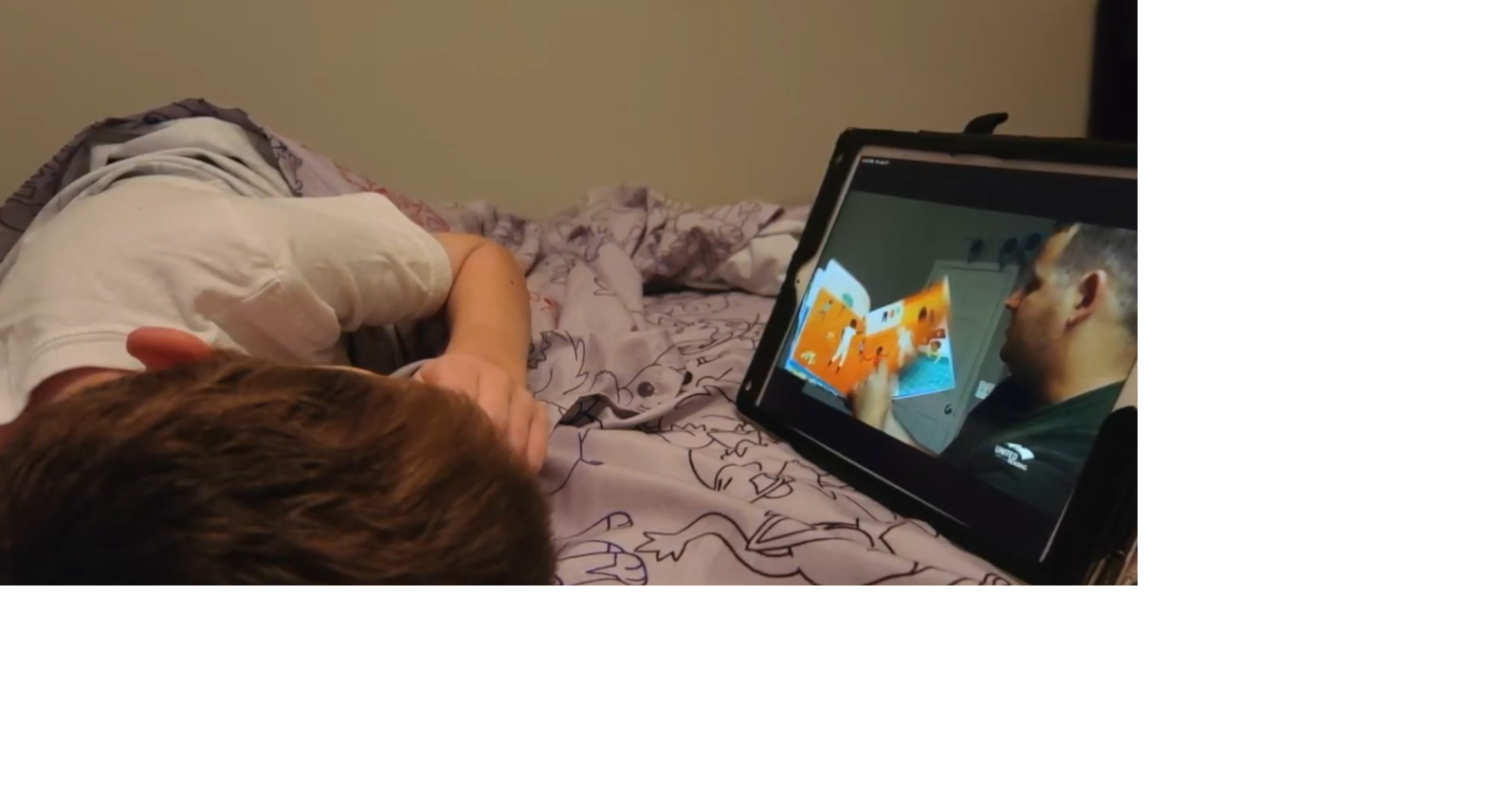 Keeping Military Families connected during the Holidays through storytime