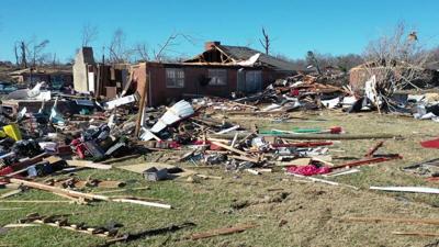 Dawson Springs tornado damage