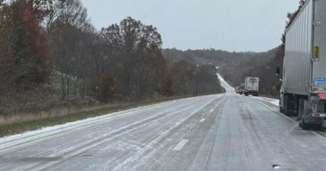 Slick roads have led to multiple accidents in Indiana, Kentucky Monday morning
