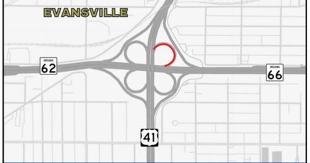 Northbound U.S. 41 ramp to westbound State Road 2 will be closed for reconstruction starting Monday