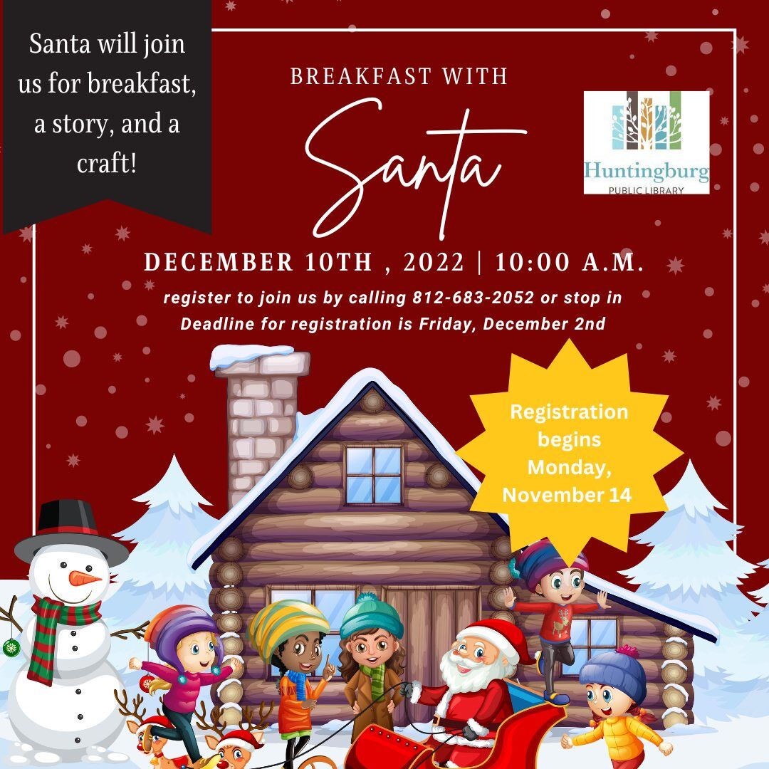 Huntingburg Public Library hosting Breakfast with Santa | News | wevv.com
