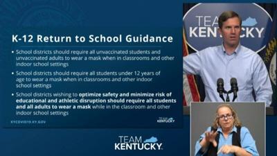 Gov. Beshear: Schools Should Require the Unvaccinated to Wear Masks
