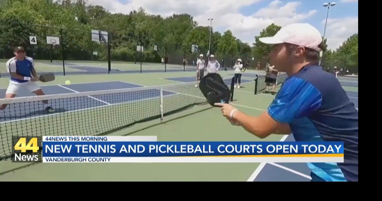 New pickleball and tennis courts open at Burdette Park Video