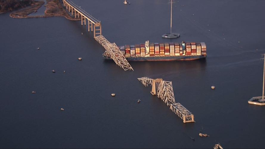 Cargo ship lost power before colliding with Baltimore bridge; 6 presumed  dead, National