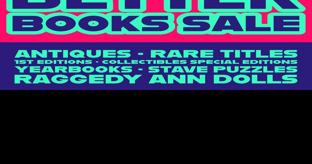 Willard Library announces "Better Book Sale" News