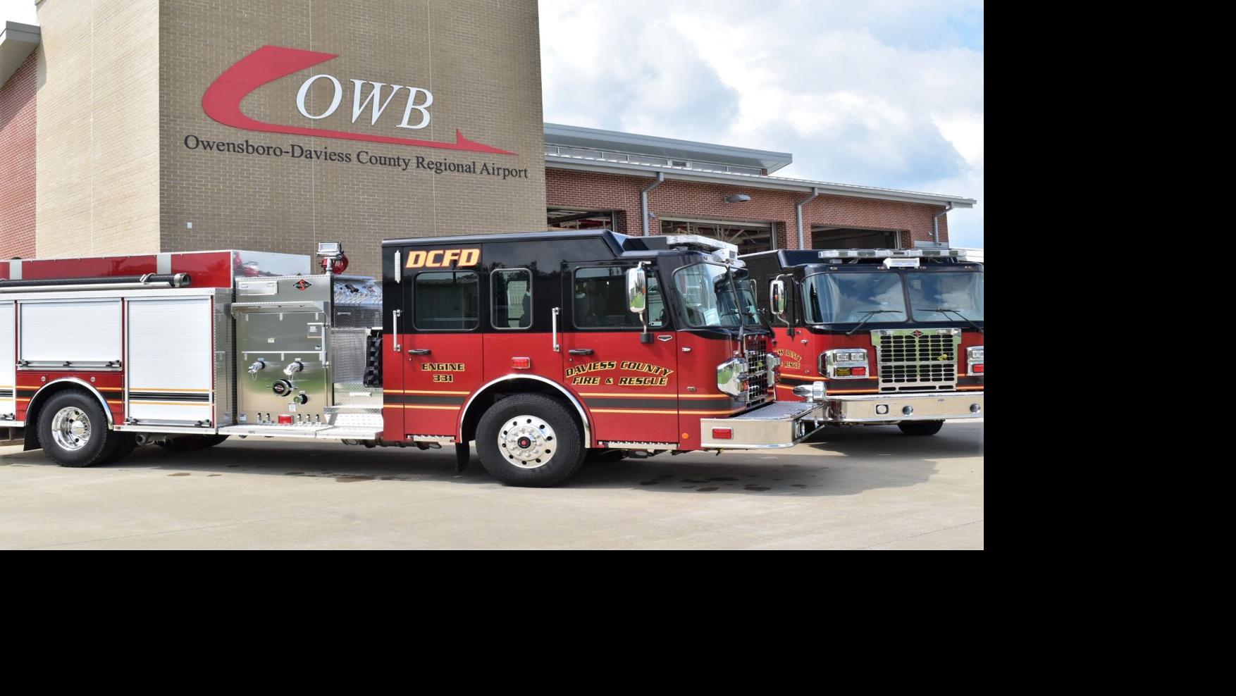 Daviess Co. Fire Department unveils 2 new pumper trucks | Kentucky |  wevv.com