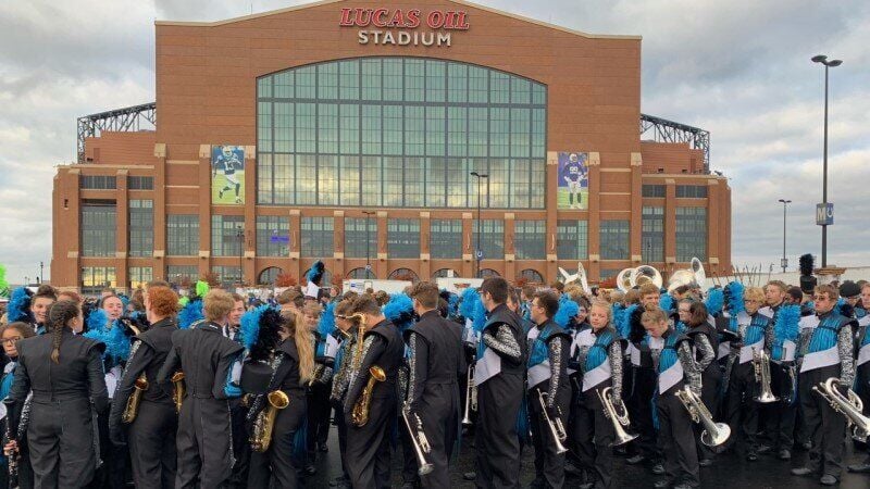 Marching Arenas: Lucas Oil Stadium, the RCA Dome and Northwest High School  - Indianapolis IN