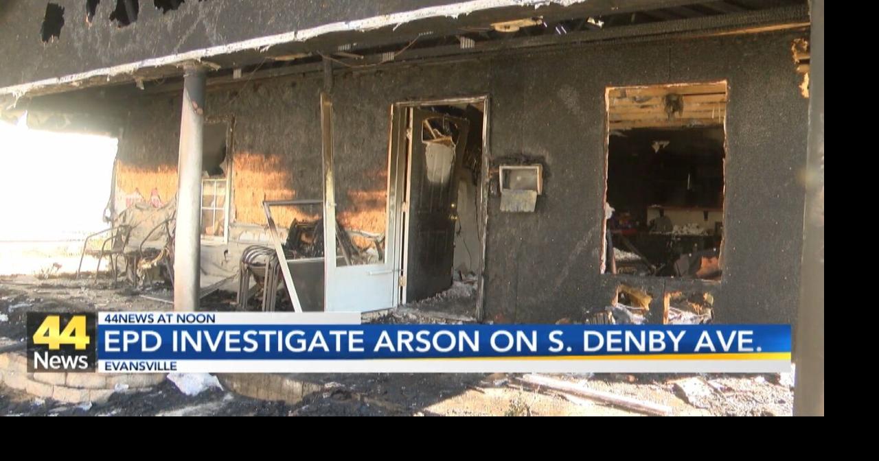 Arson investigation underway after house fire in Evansville Indiana