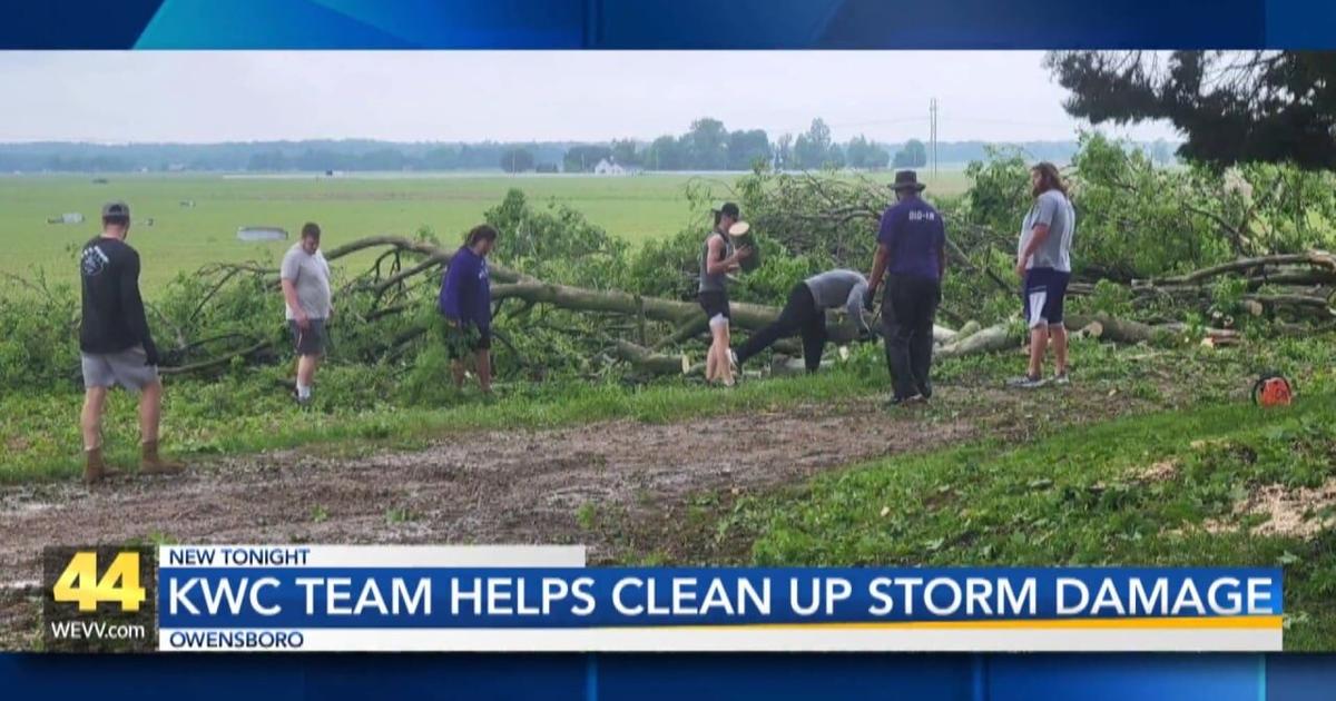 Kentucky Wesleyan College Football Team Helps Clean Up Storm Damage kentucky-wesleyan-college-football-team-helps-clean-up-storm-damage
