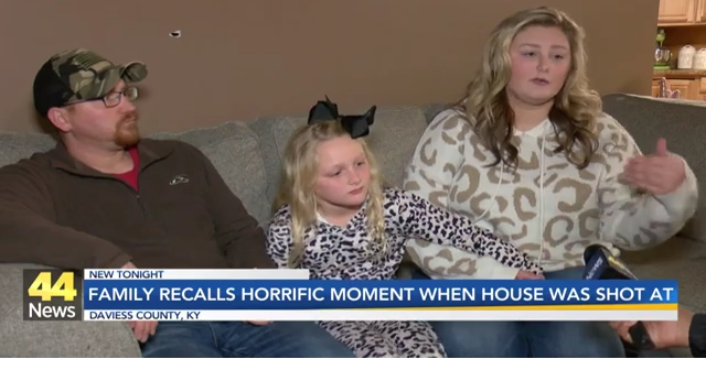 Family recounts terrifying moment their house was shot at by neighbor