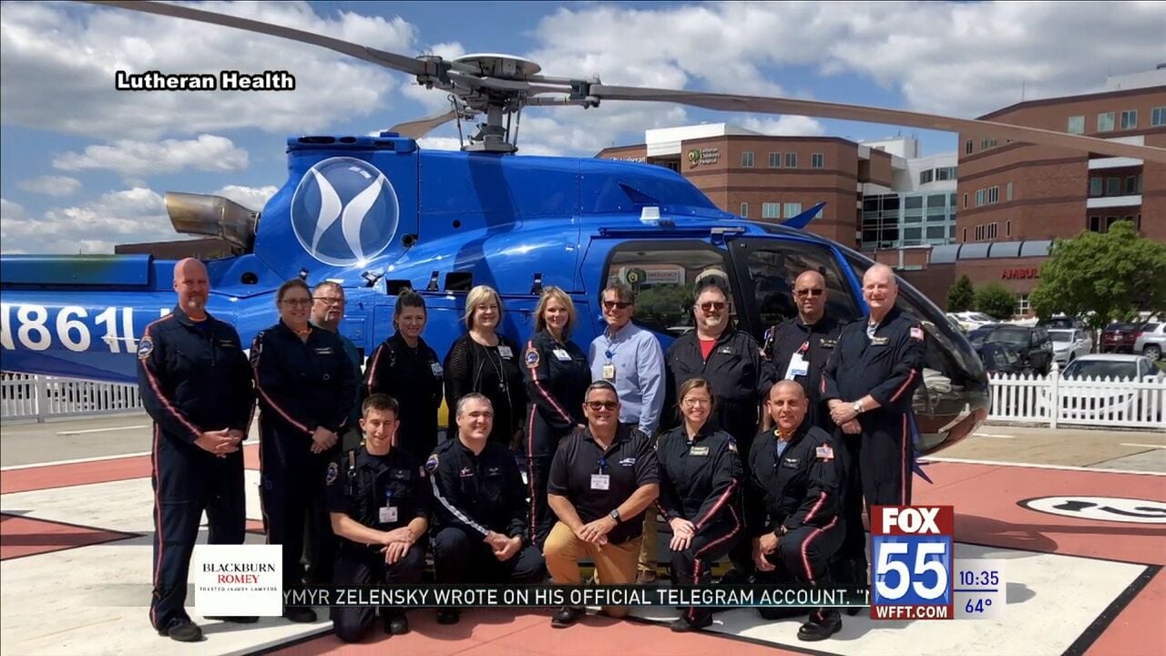 Lutheran Air celebrates 10,000 patient flights | Indiana | wfft.com