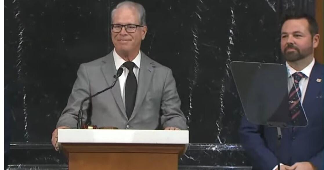 Governor Braun pushes tax cuts, utility rate reductions in Indiana during 2nd "State of the State" address