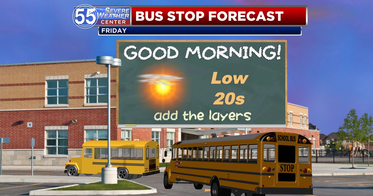 Seasonably cold Friday, weekend light snow | Top Stories | wfft.com