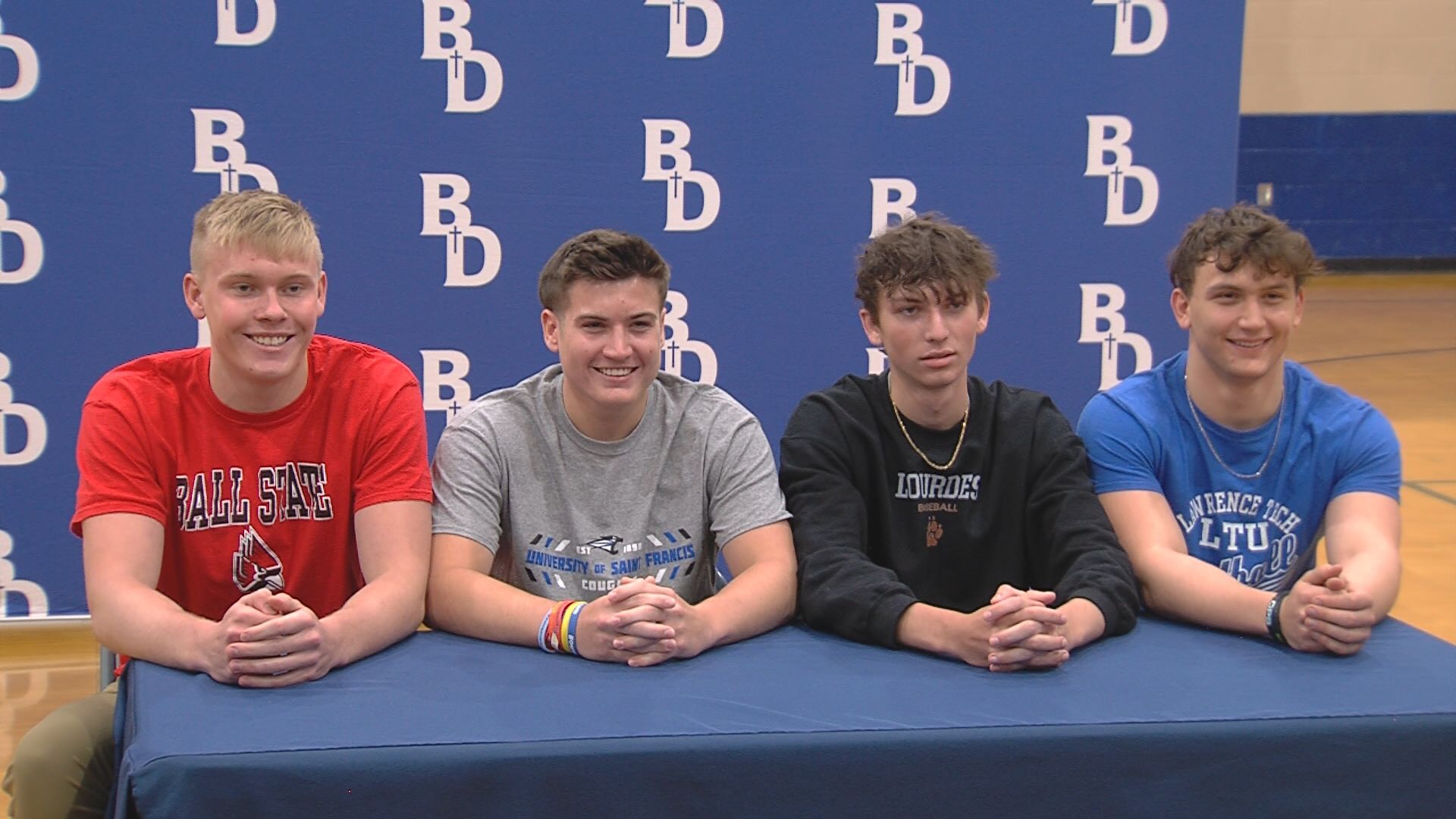 4 Bishop Dwenger Seniors Ink Athletic Futures | High School | Wfft.com