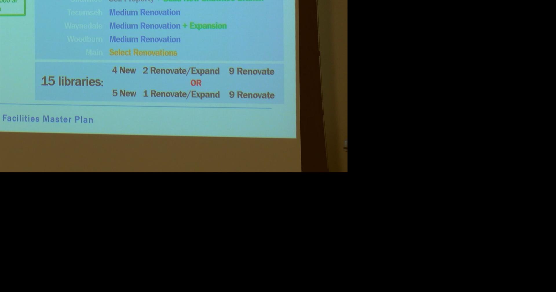 Allen County Public Library Board discusses Facilities Master Plan; to