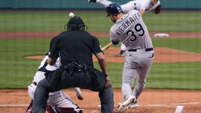 Rays' Kevin Kiermaier sore after being hit by pitch