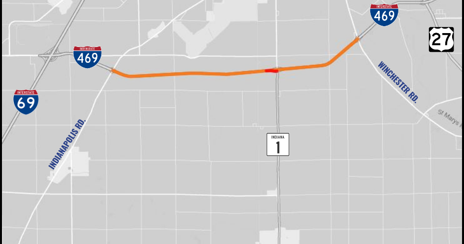 Interstate 469 Fort Wayne In