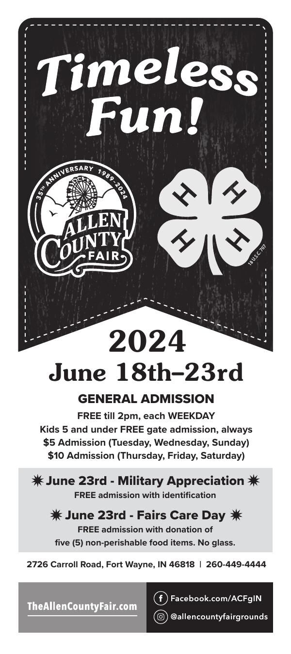 Allen County 4H Fair Celebrating 35 years of building community