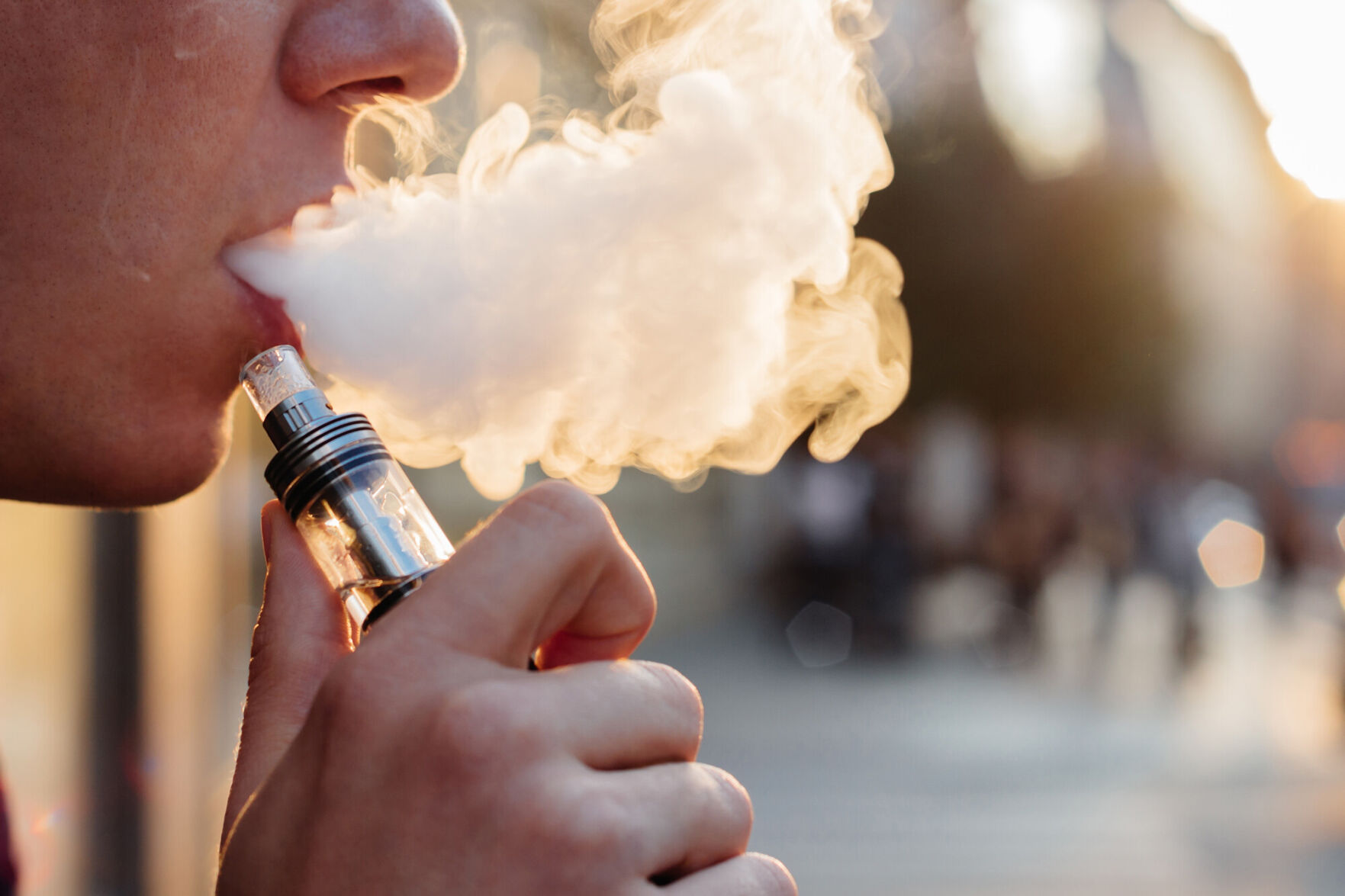 More adolescent e cigarette users report vaping within five