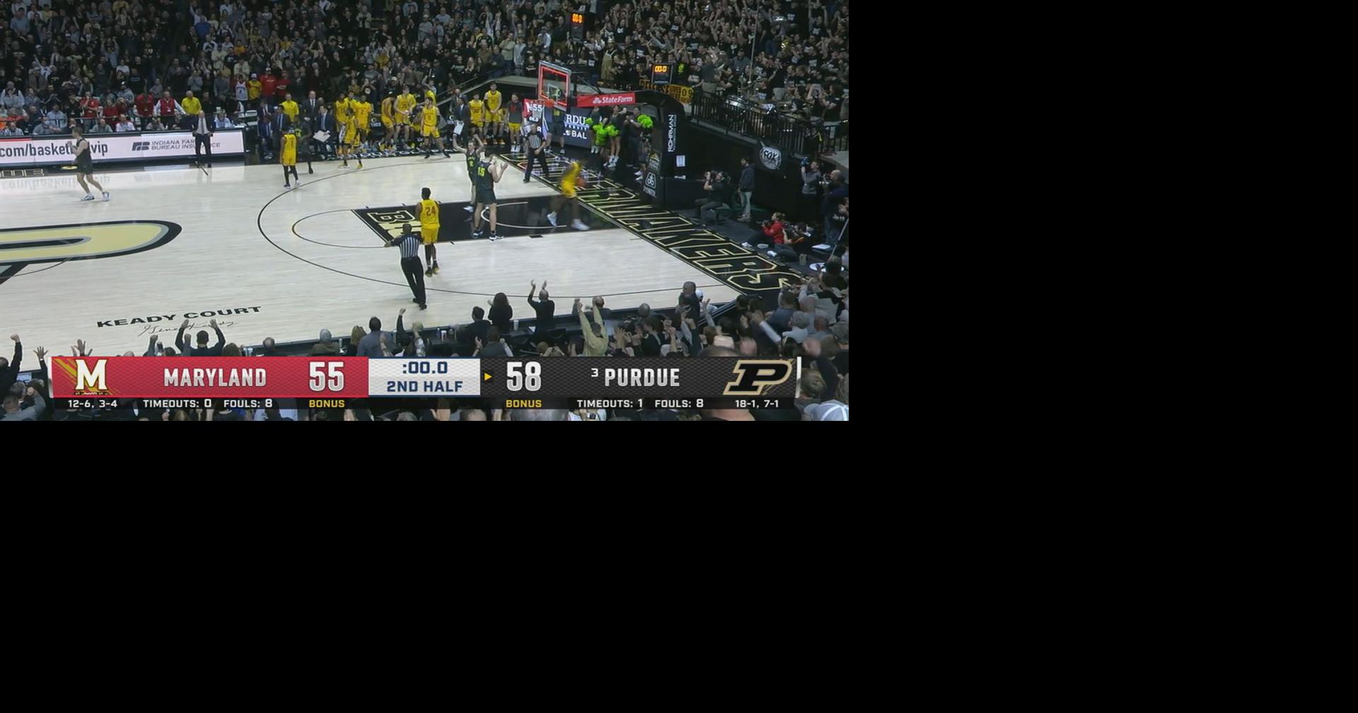 Purdue wins nailbiter against Maryland College Sports