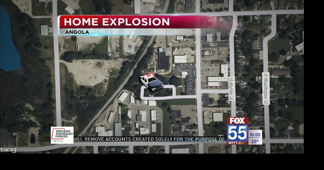 Home explosion injures officer after Angola OWI car crash Video