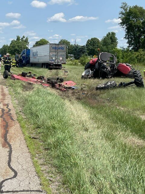 Semi crashes into INDOT-contracted lawn mowing crew on I-69 | News |  wfft.com