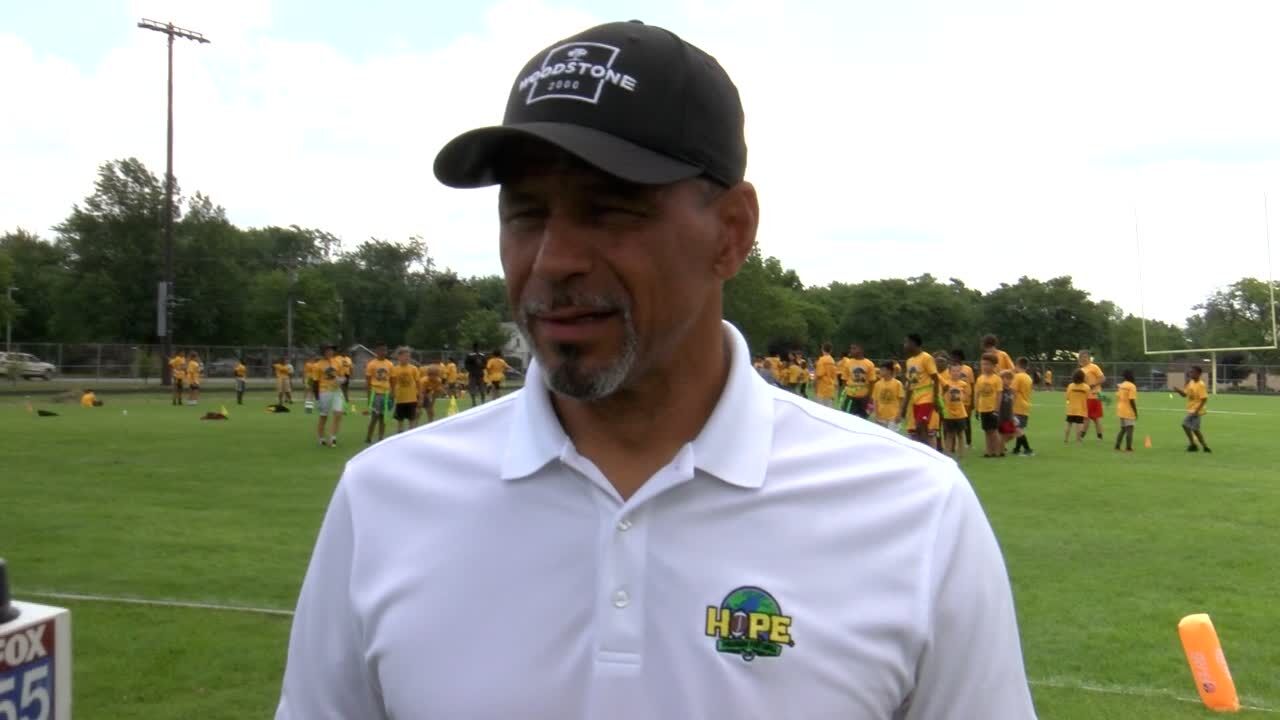 Rod Woodson HOPE Through Football Camp: Catching Up With The Pros 